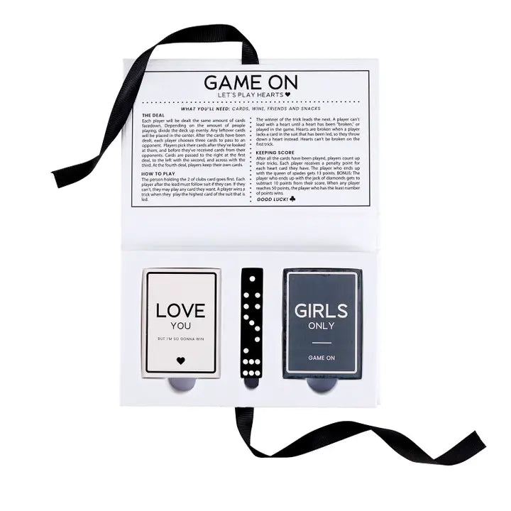 Domino Playing Card + Dice Set
