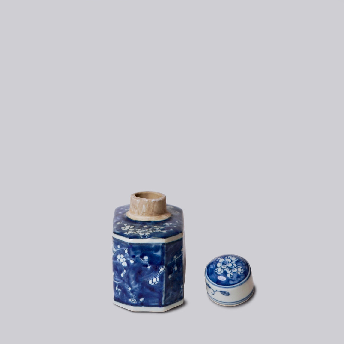 Blue Floral Cachepot