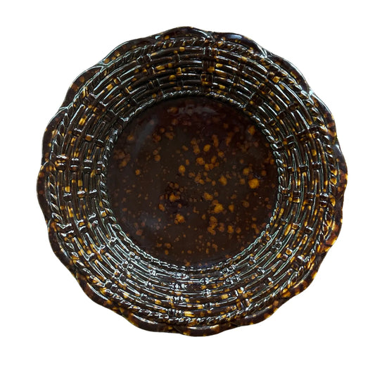 Provvista Basket Jubilee Dinner Plate, Tortoise