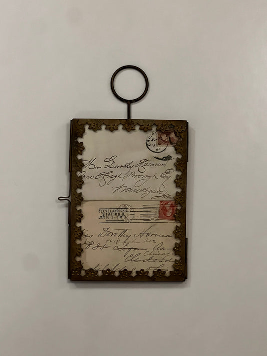 Small Antique Postcard Frame