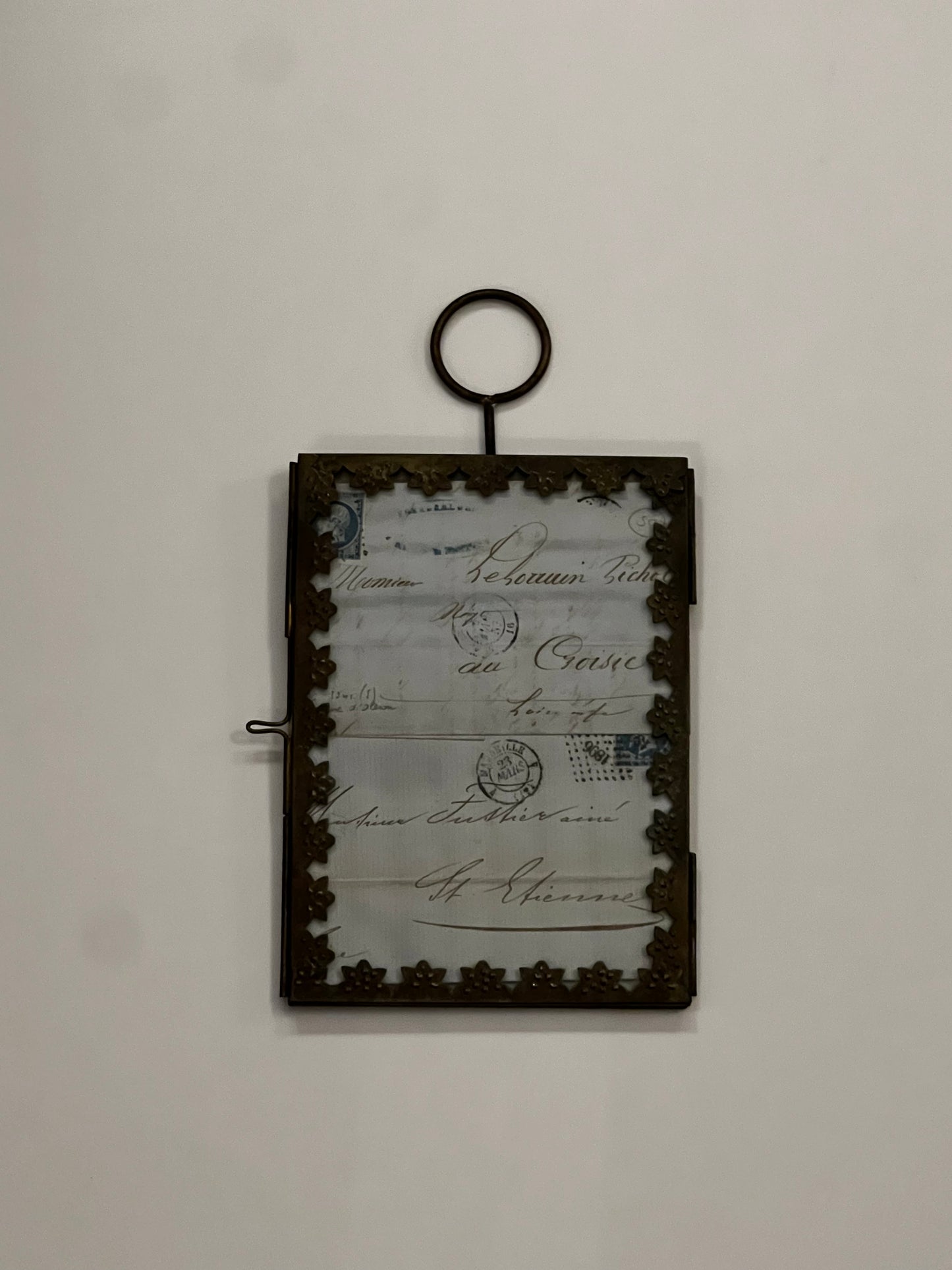 Small Antique Postcard Frame