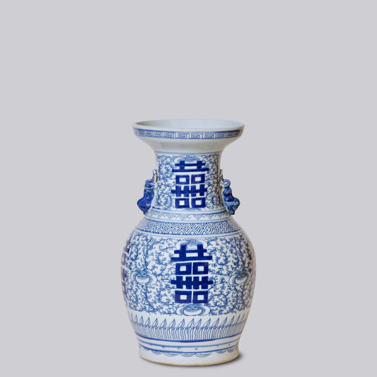 Blue & White Medium Vase