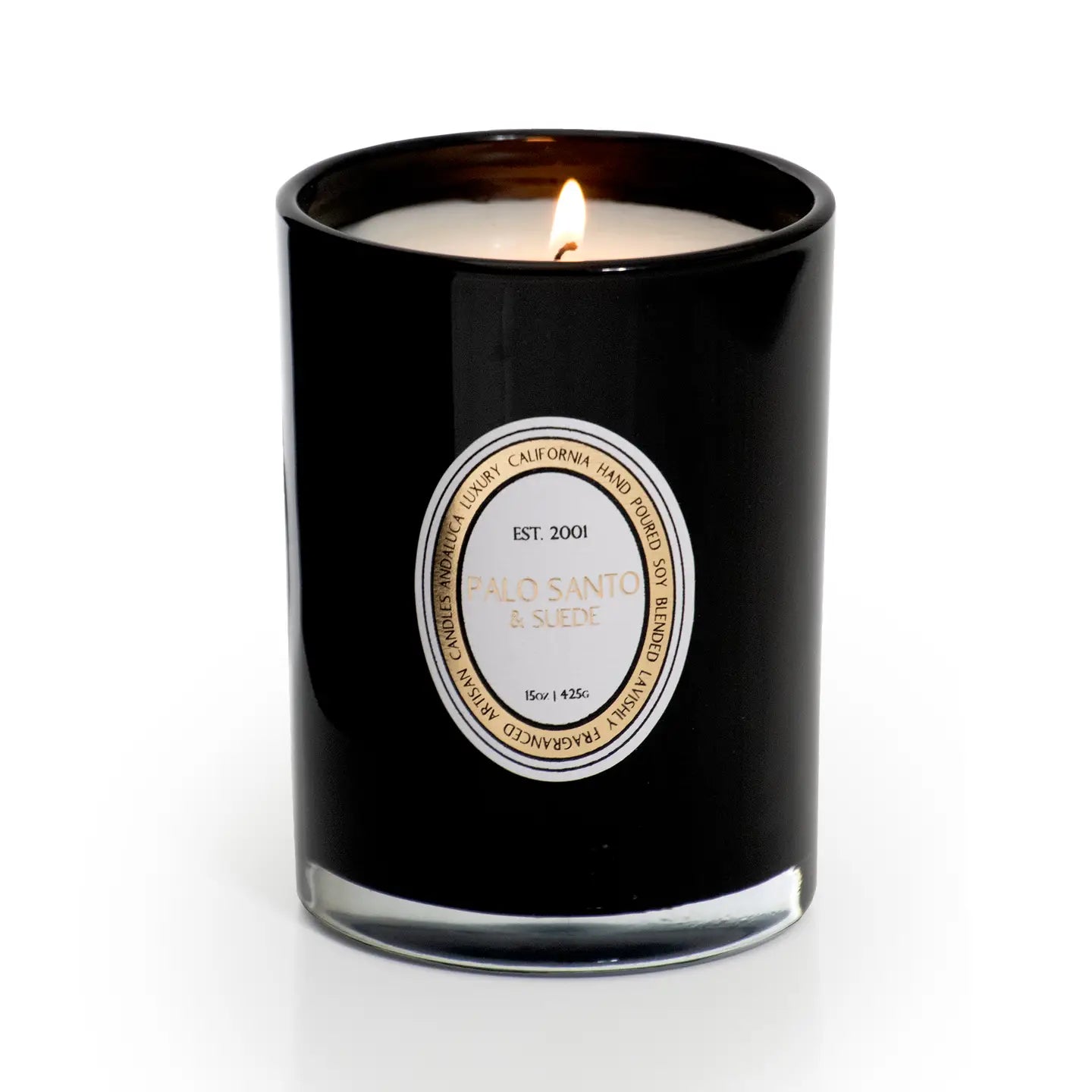 Palo Santo & Suede Candle