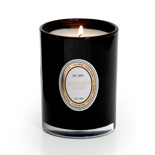 Palo Santo & Suede Candle