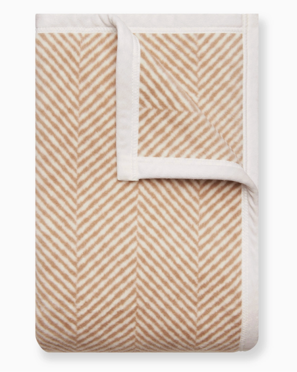 Harborview Herringbone Tan Blanket, Chappy Wrap Midi Size